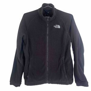 The North Face  Chocolate Brown Fleece Long Sleeve Zip UP Jacket Size M